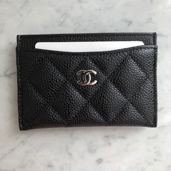 CHANEL Handbags - 🌟SOLD🌟BNIB Chanel Flat Cardholder Black with SHW